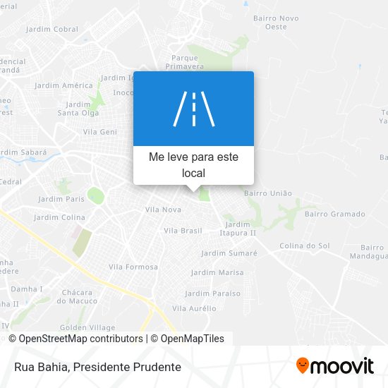 Rua Bahia mapa