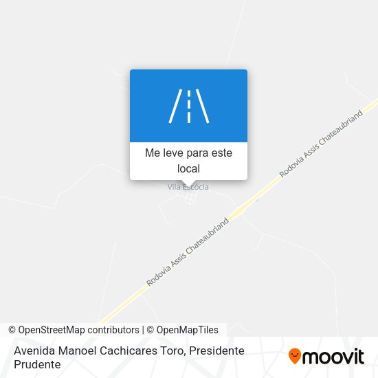 Avenida Manoel Cachicares Toro mapa