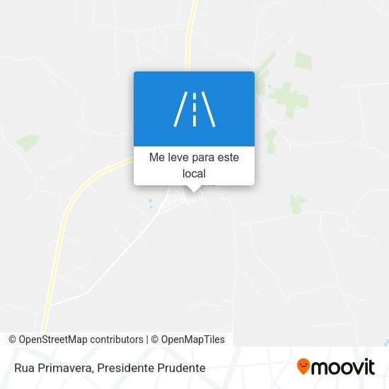 Rua Primavera mapa
