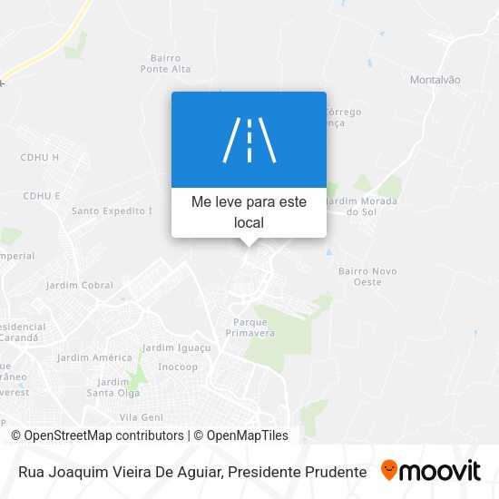 Rua Joaquim Vieira De Aguiar mapa