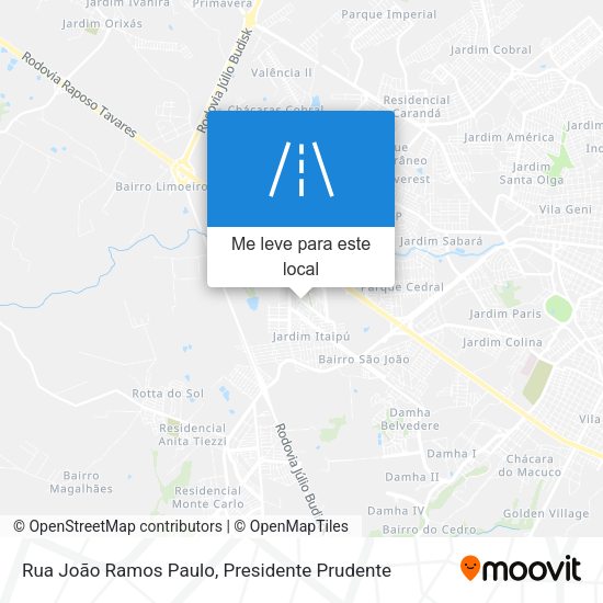 Rua João Ramos Paulo mapa