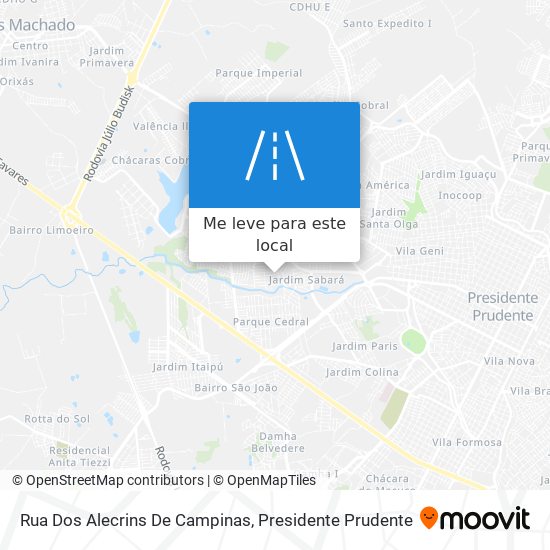 Rua Dos Alecrins De Campinas mapa