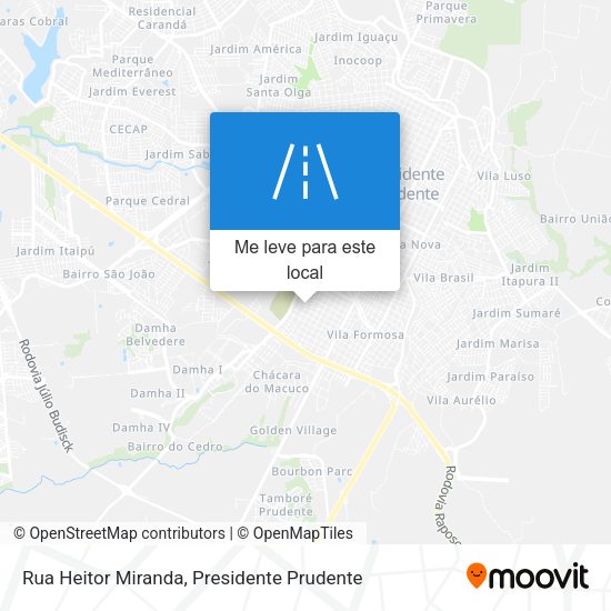 Rua Heitor Miranda mapa