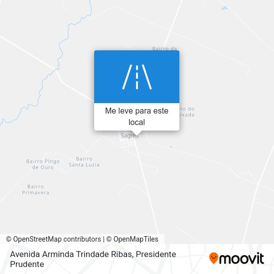 Avenida Arminda Trindade Ribas mapa