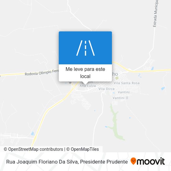 Rua Joaquim Floriano Da Silva mapa