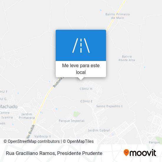 Rua Graciliano Ramos mapa