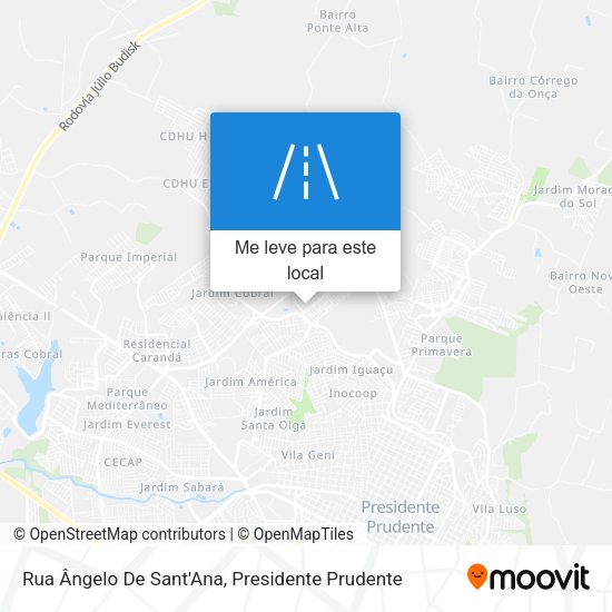 Rua Ângelo De Sant'Ana mapa