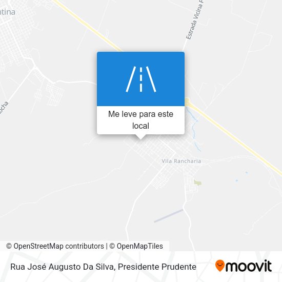 Rua José Augusto Da Silva mapa
