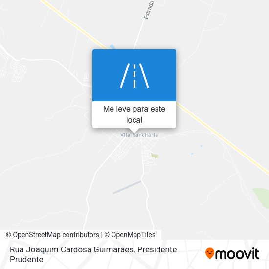 Rua Joaquim Cardosa Guimarães mapa