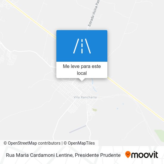 Rua Maria Cardamoni Lentine mapa