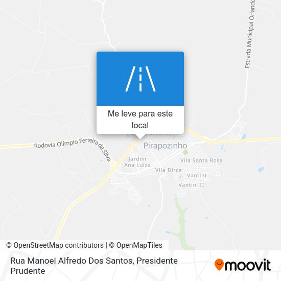 Rua Manoel Alfredo Dos Santos mapa