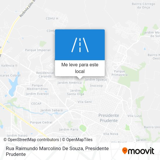 Rua Raimundo Marcolino De Souza mapa