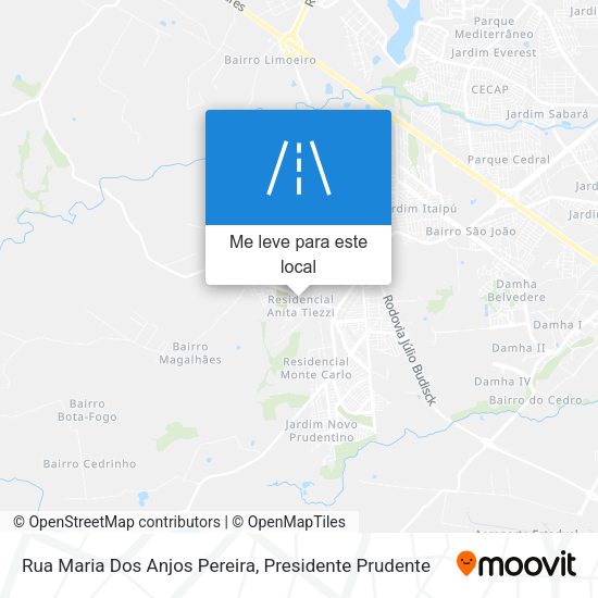Rua Maria Dos Anjos Pereira mapa
