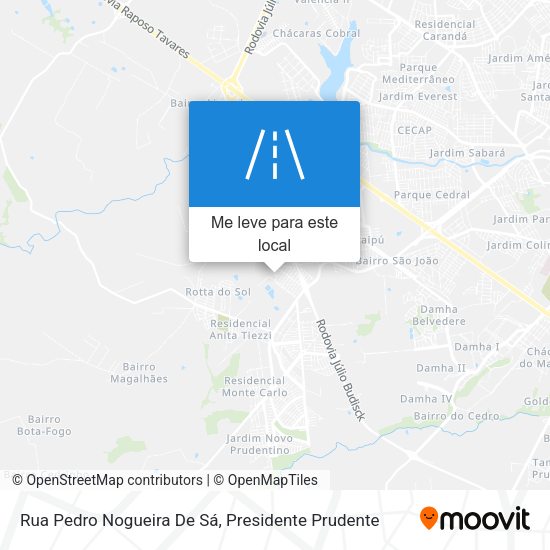 Rua Pedro Nogueira De Sá mapa