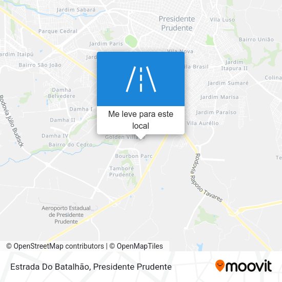 Estrada Do Batalhão mapa