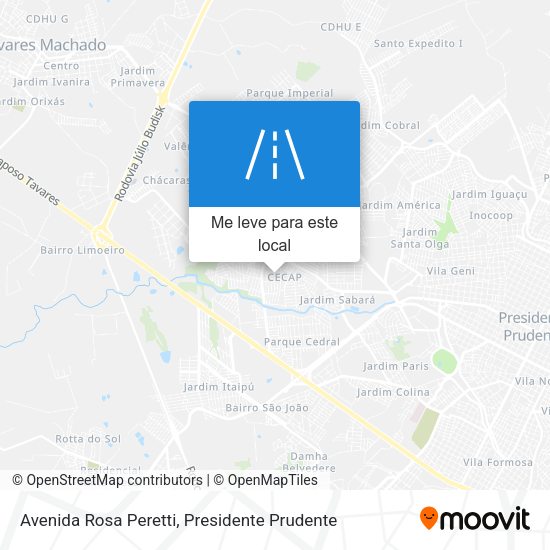 Avenida Rosa Peretti mapa