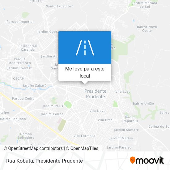 Rua Kobata mapa