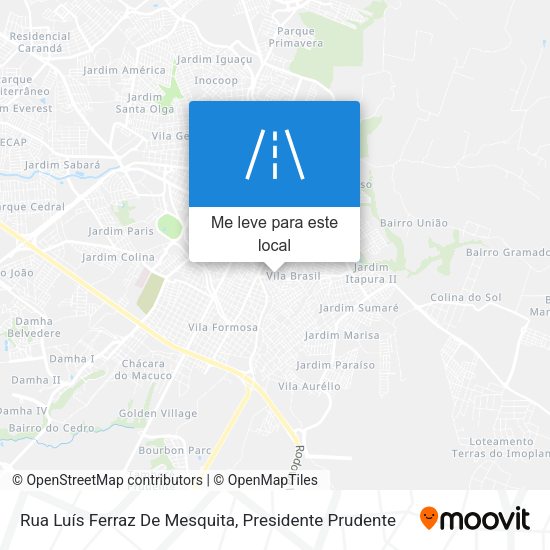 Rua Luís Ferraz De Mesquita mapa