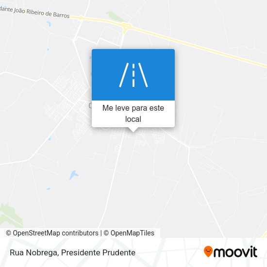 Rua Nobrega mapa