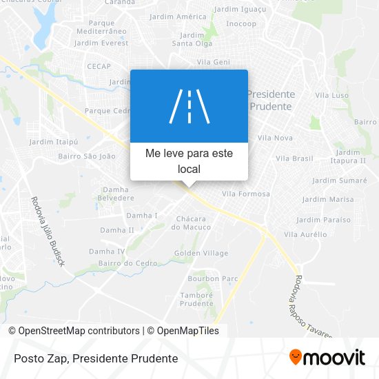 Posto Zap mapa