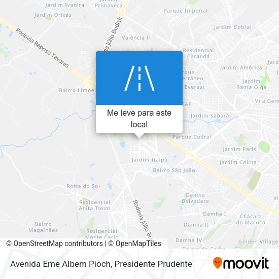 Avenida Eme Albem Pioch mapa