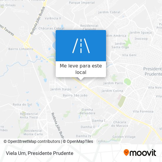 Viela Um mapa