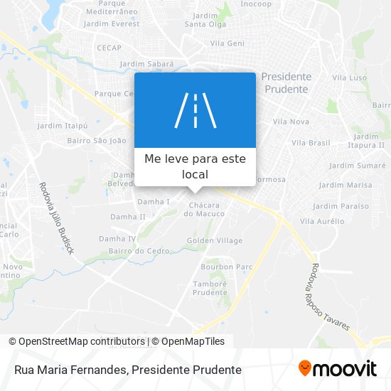 Rua Maria Fernandes mapa