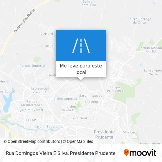 Rua Domingos Vieira E Silva mapa