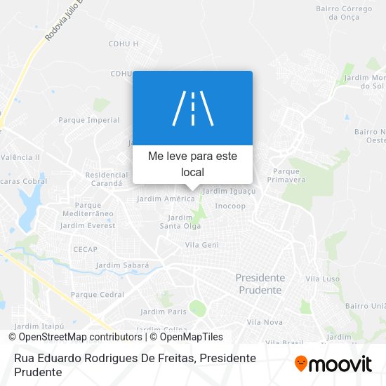 Rua Eduardo Rodrigues De Freitas mapa
