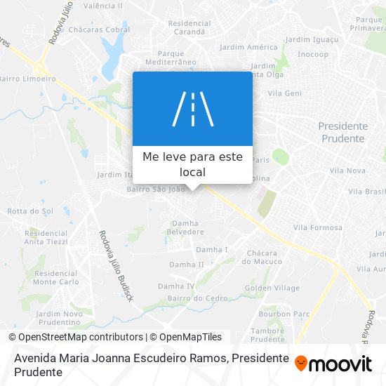 Avenida Maria Joanna Escudeiro Ramos mapa