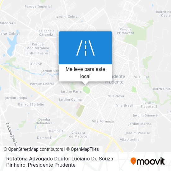 Rotatória Advogado Doutor Luciano De Souza Pinheiro mapa