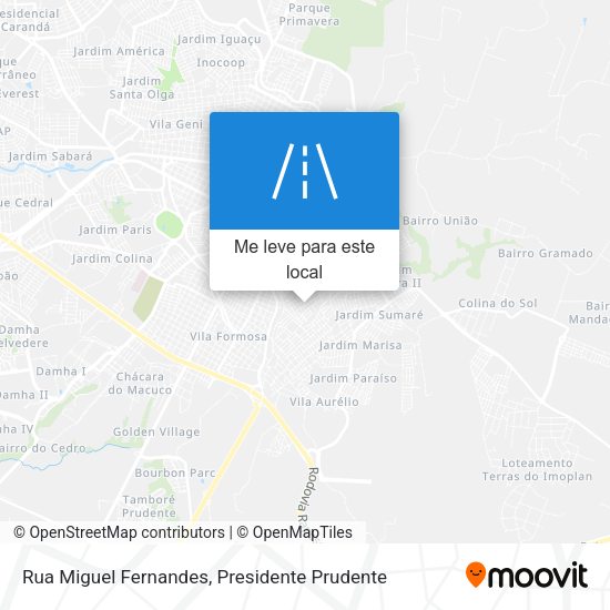 Rua Miguel Fernandes mapa