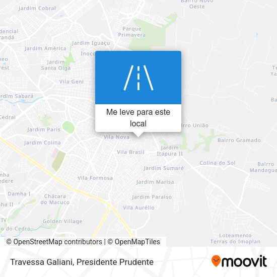 Travessa Galiani mapa