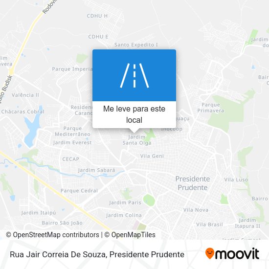 Rua Jair Correia De Souza mapa