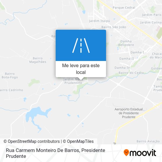 Rua Carmem Monteiro De Barros mapa