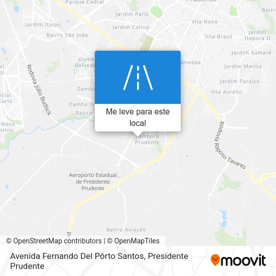Avenida Fernando Del Pôrto Santos mapa