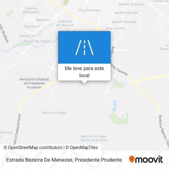 Estrada Bezerra De Menezes mapa