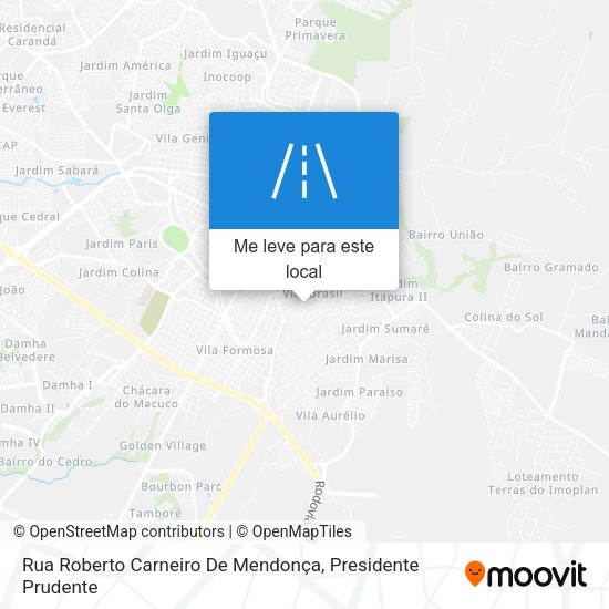 Rua Roberto Carneiro De Mendonça mapa
