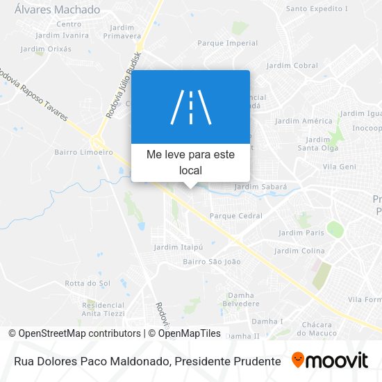 Rua Dolores Paco Maldonado mapa