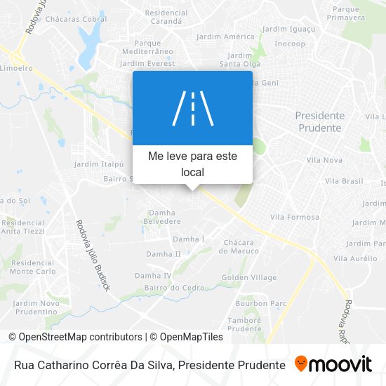 Rua Catharino Corrêa Da Silva mapa