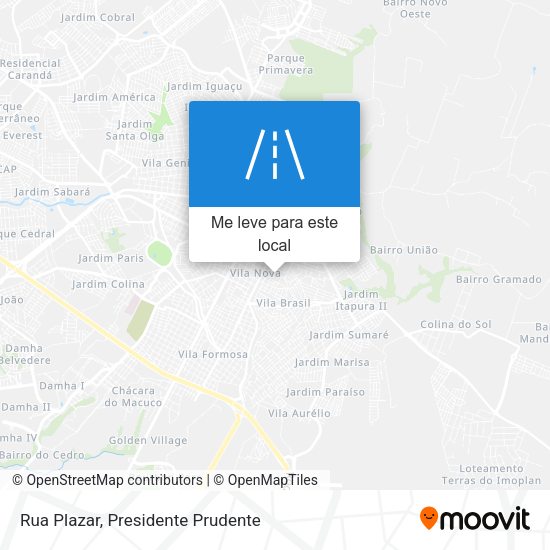 Rua Plazar mapa