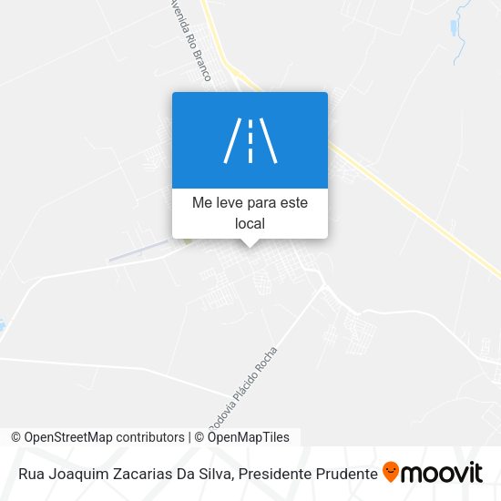 Rua Joaquim Zacarias Da Silva mapa