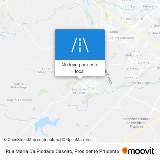Rua Maria Da Piedade Caseiro mapa
