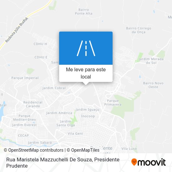 Rua Maristela Mazzuchelli De Souza mapa