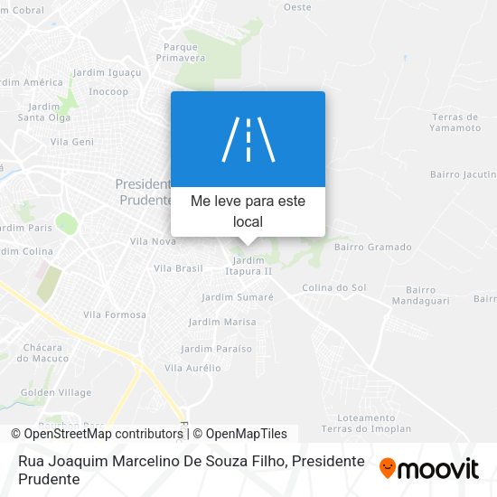 Rua Joaquim Marcelino De Souza Filho mapa