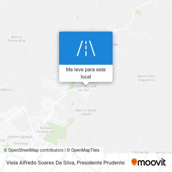 Viela Alfredo Soares Da Silva mapa