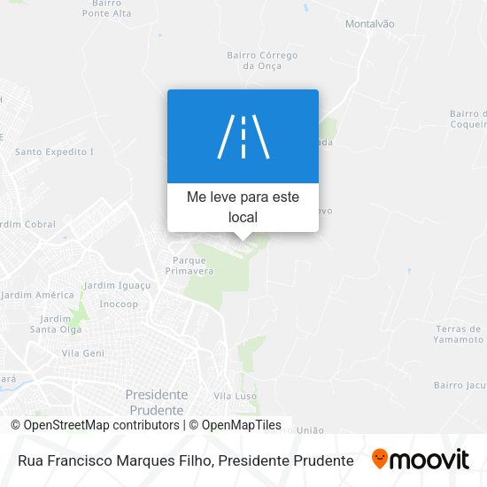 Rua Francisco Marques Filho mapa