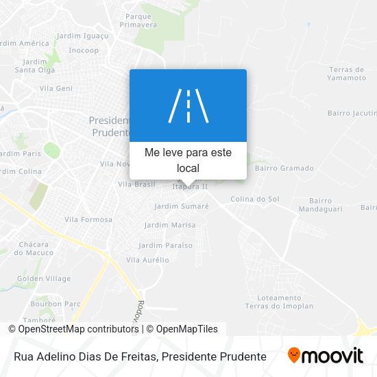 Rua Adelino Dias De Freitas mapa