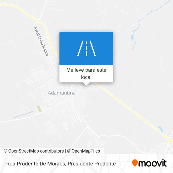 Rua Prudente De Moraes mapa