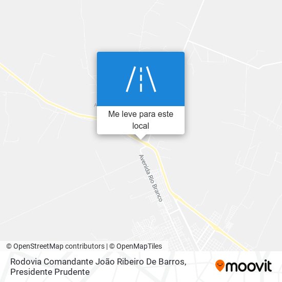 Rodovia Comandante João Ribeiro De Barros mapa